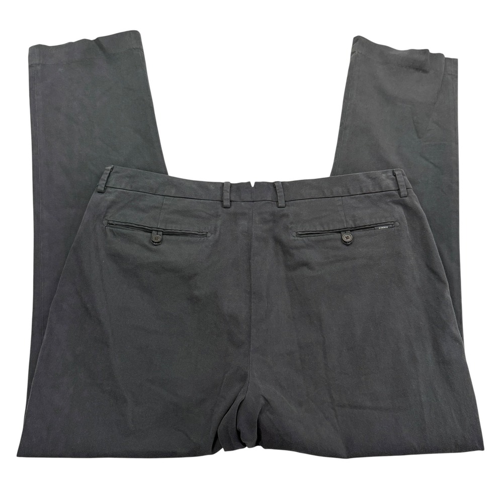 Bonobos Pants Mens 38 X 32 Gray Chino Slim Stretch Tapered Flat Front Pockets